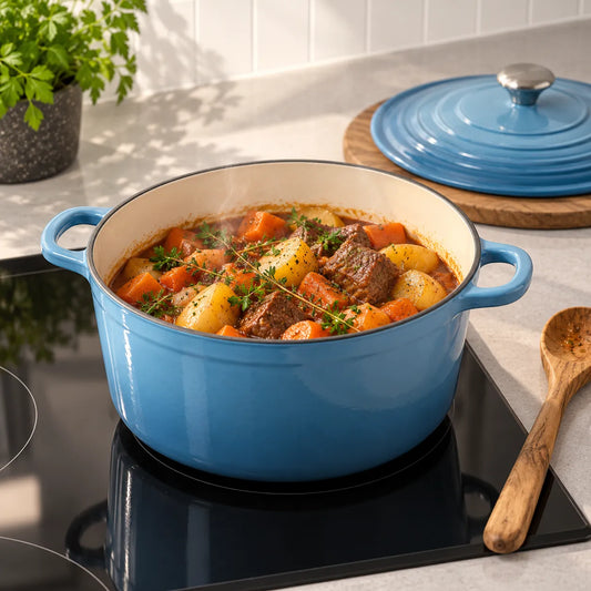 Cs Solingen Xanten gietijzeren pan blauw - 26 cm | gietijzeren pan