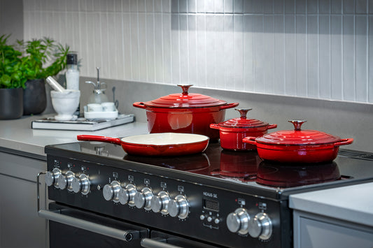 Cs Solingen Xanten Gietijzeren Pan Rood - 26 cm | Gietijzeren Pan
