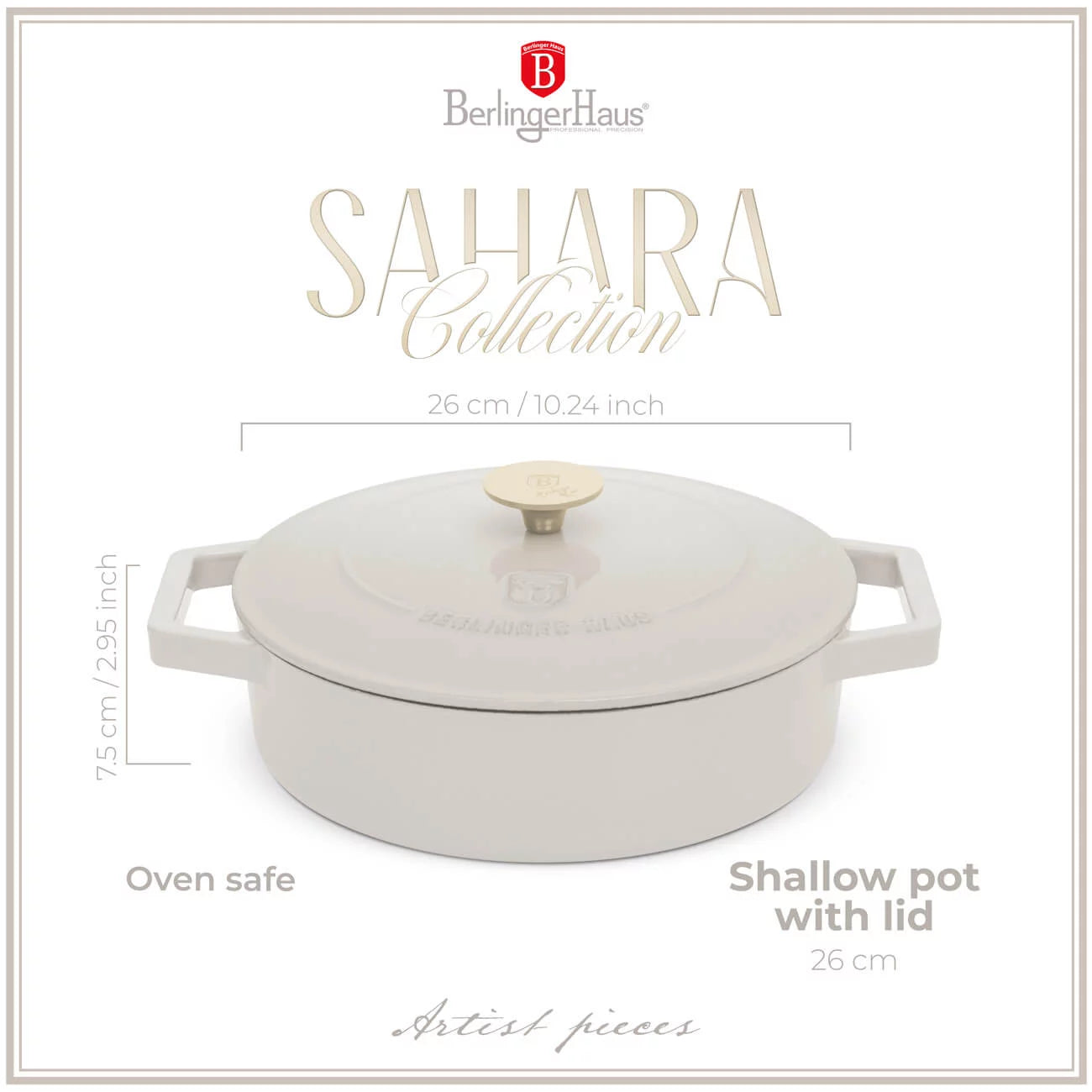 Berlinger Haus Gietijzeren Pan 2,57 L Sahara