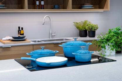 Cs Solingen Xanten gietijzeren pan blauw - 26 cm | gietijzeren pan