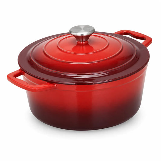 Cs Solingen Xanten Gietijzeren Pan Rood - 26 cm | Gietijzeren Pan