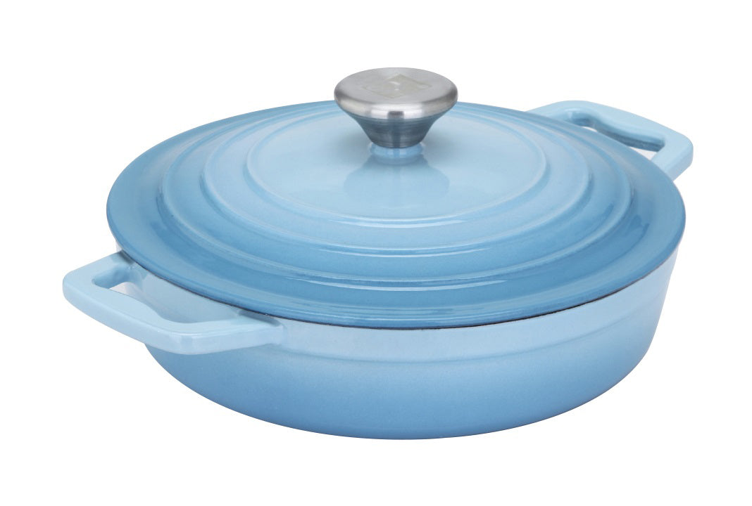 Cs Solingen Gietijzeren Pan Blauw - 22 cm